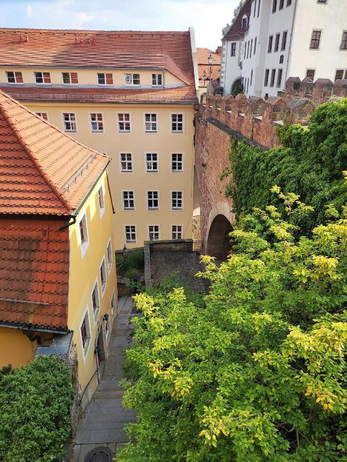 Goldrausch - Glanzvolle Ferienwohnung In Meissen Am Lutherplatz المظهر الخارجي الصورة