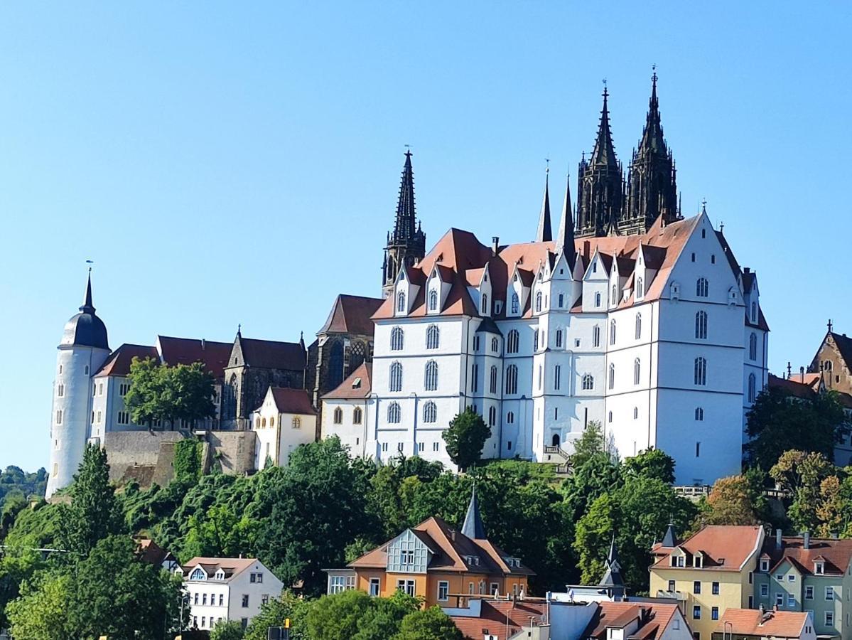 Goldrausch - Glanzvolle Ferienwohnung In Meissen Am Lutherplatz المظهر الخارجي الصورة